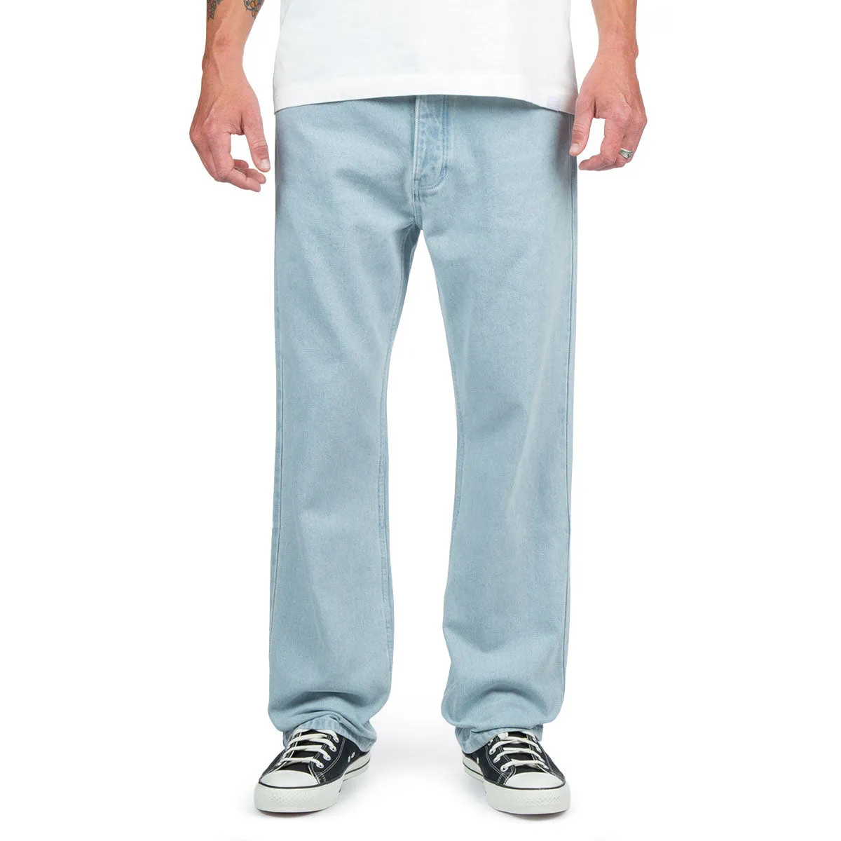 CCS Western Straight Denim Jeans - Bleach Wash sold by CCS