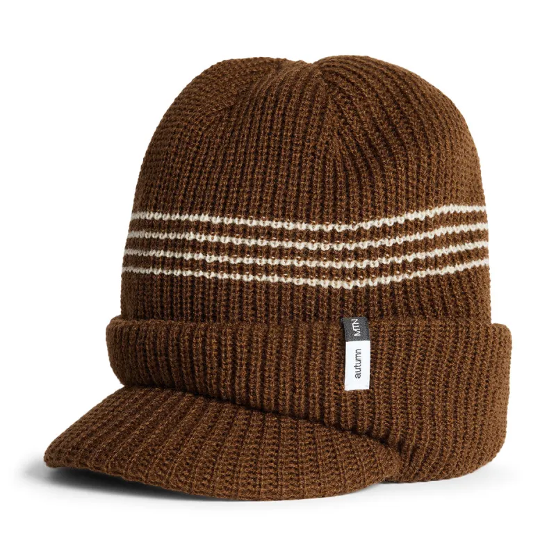 Autumn Visor Beanie - Brown sold by CCS