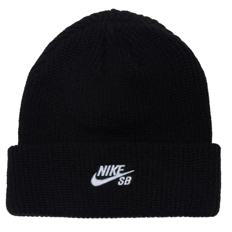 Nike Terra Beanie - Black/Dark Grey/White sold by CCS