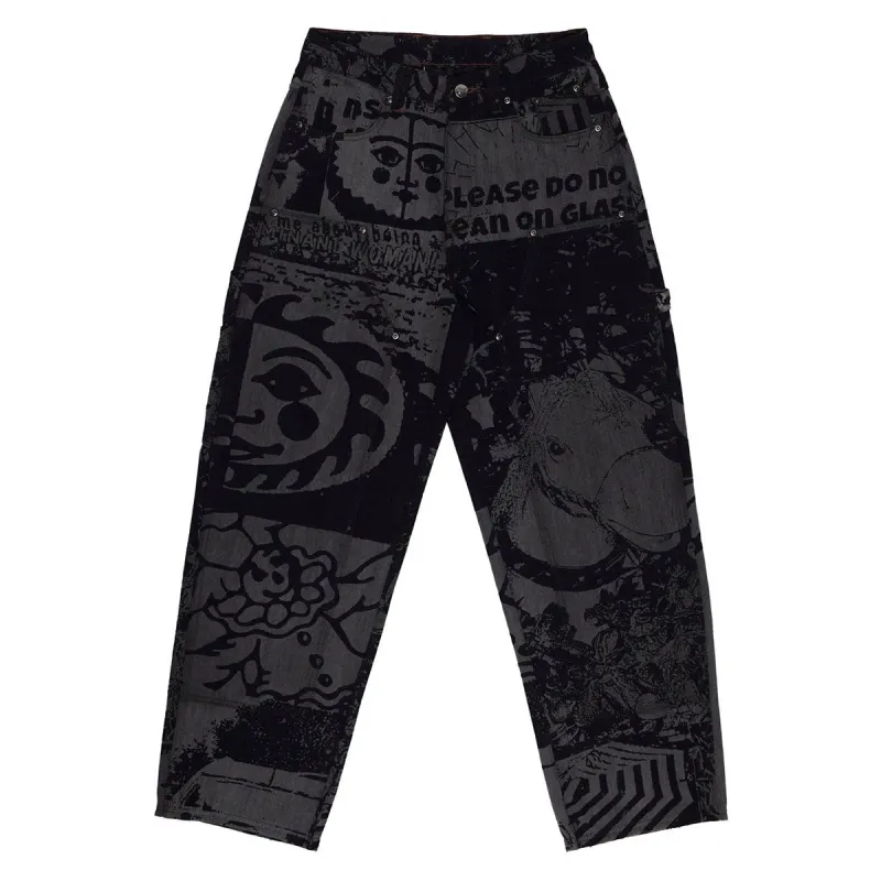 WKND Damn Near Carpenters Jeans - Black Horses sold by CCS