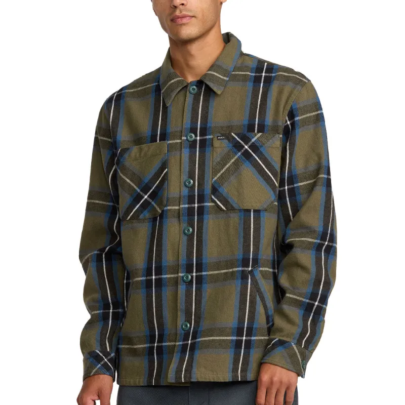 RVCA Flight Risk Shirt Jacket - Hunter Green sold by CCS