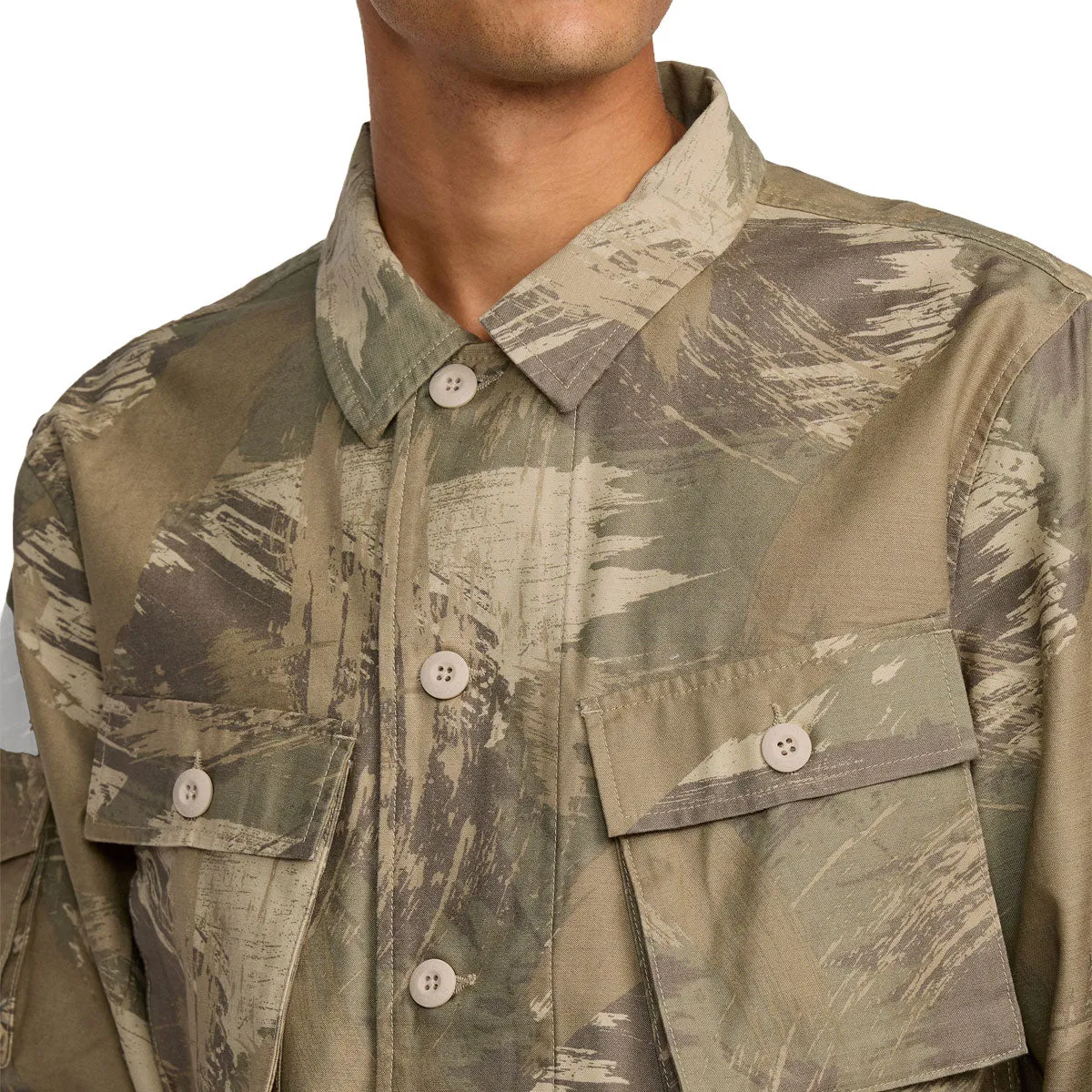 RVCA Mil Jacket - Khaki Camo sold by CCS product image thumbnail 4