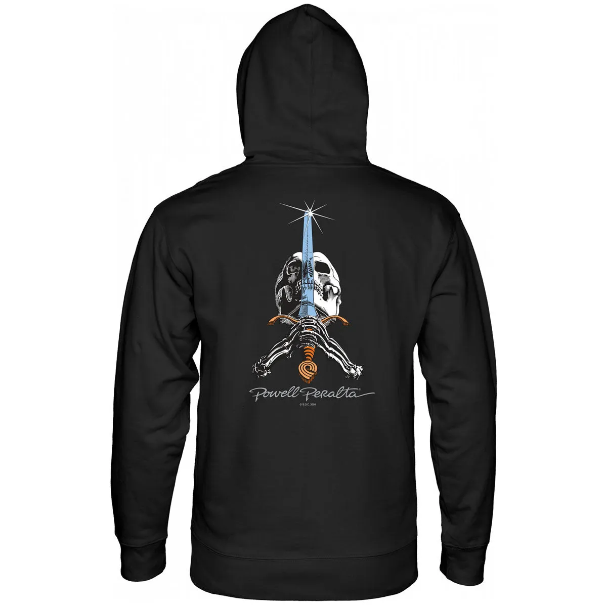 Powell-Peralta Skull And Sword Hoodie - Black sold by CCS product image thumbnail 2