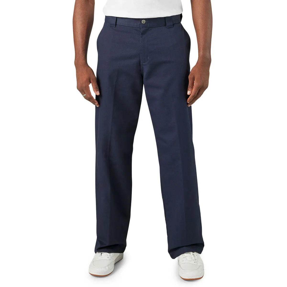 Dickies Jamie Foy Loose Straight Twill Pants - Naval Academy sold by CCS