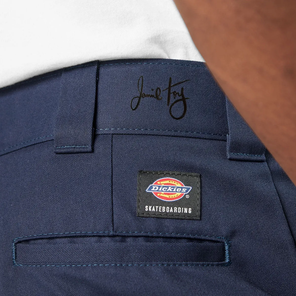 Dickies Jamie Foy Loose Straight Twill Pants - Naval Academy sold by CCS product image thumbnail 4