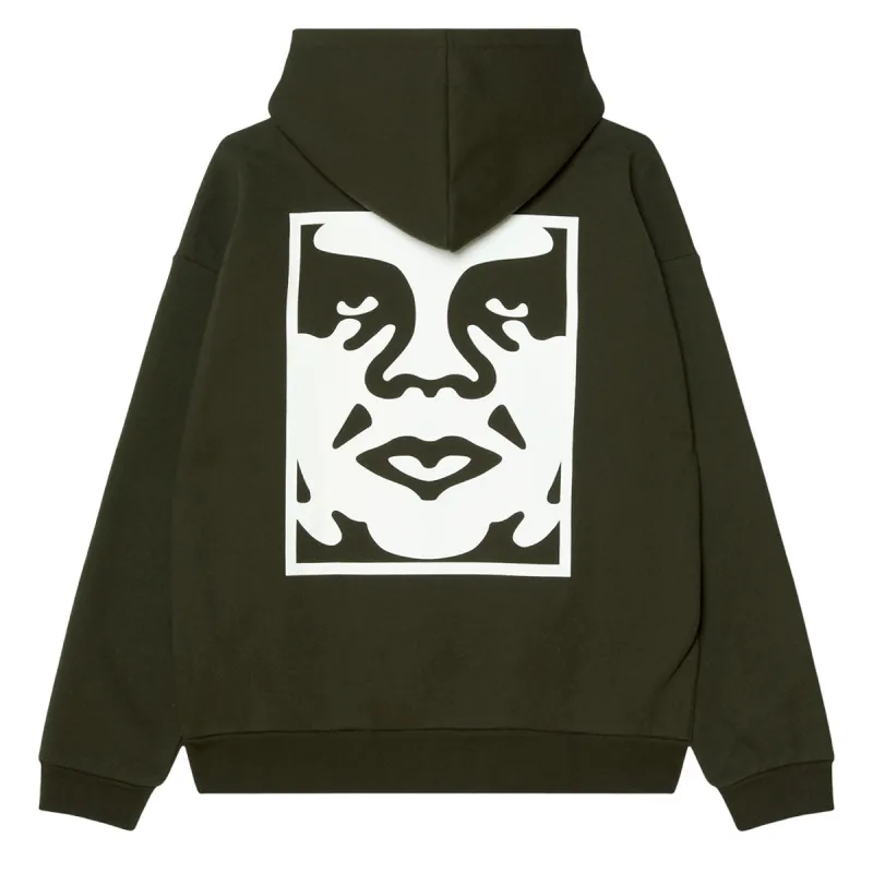 Obey Bold Icon Extra Heavy Hoodie - Rosin sold by CCS