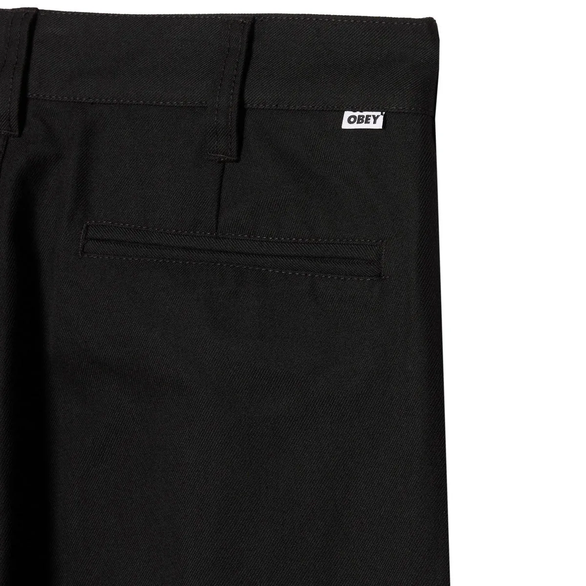Obey Armel Pleated Pants - Black sold by CCS product image thumbnail 4