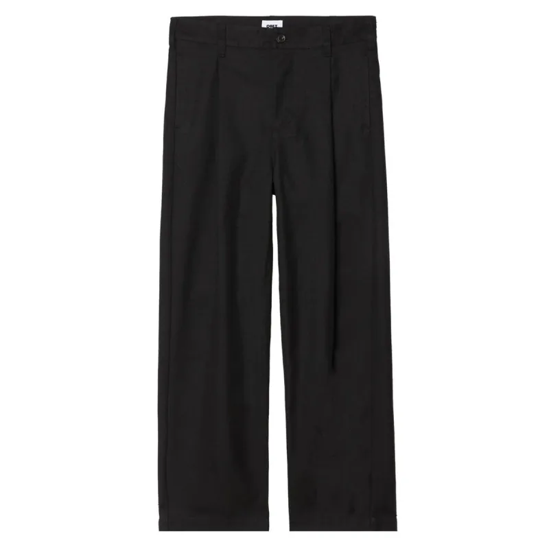 Obey Armel Pleated Pants - Black sold by CCS