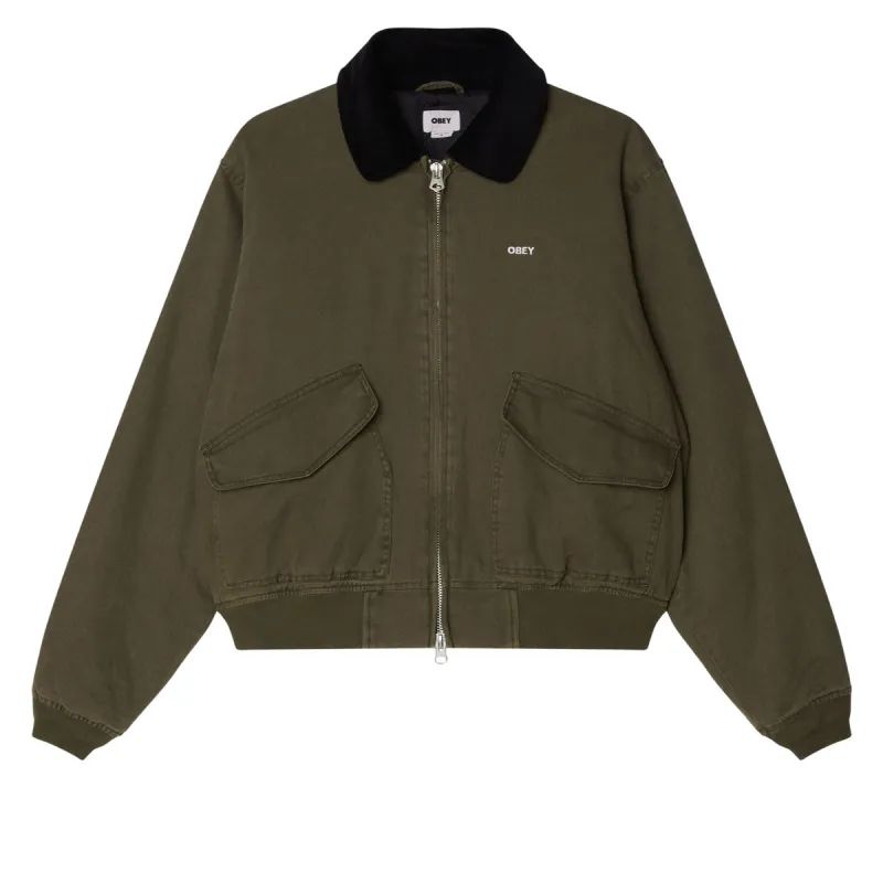 Obey Fade Wash Cwu Jacket - Wren Faded Wash sold by CCS