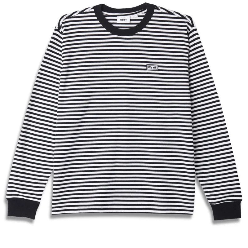 Obey Established Works Eyes Long Sleeve T-Shirt - Black Multi sold by CCS