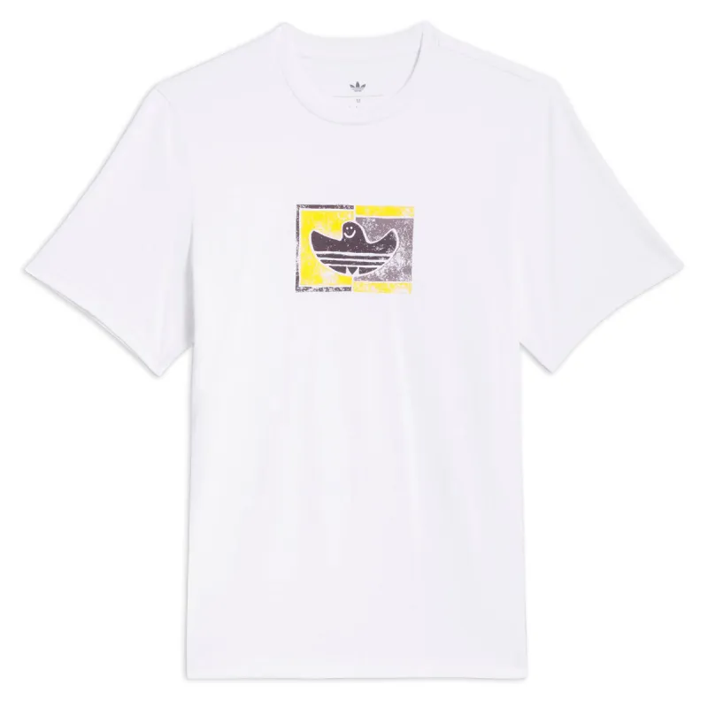 Adidas Shmoohaus T-Shirt - White/Aurora Black sold by CCS