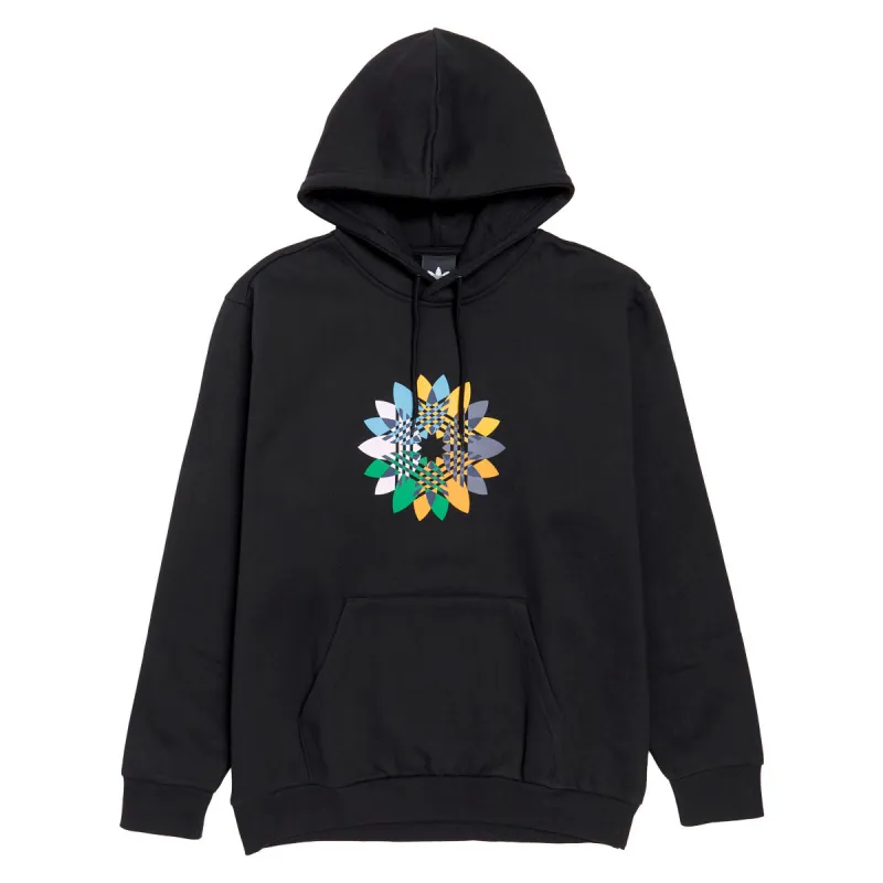 Adidas Pinwheel Trefoil Hoodie - Black/Crew Yellow sold by CCS