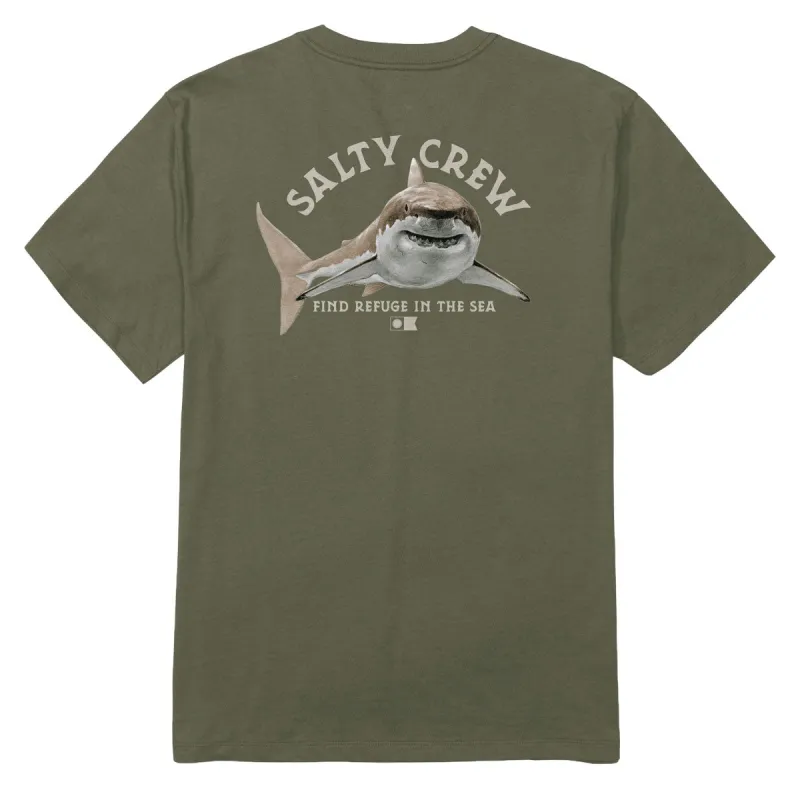 Salty Crew Lurking T-Shirt - Dusty Olive made by Salty Crew