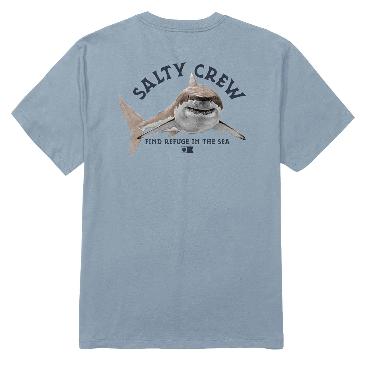 Salty Crew Lurking T-Shirt - Blue Fog sold by CCS