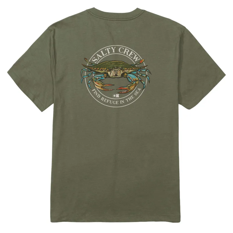Salty Crew Jimmy T-Shirt - Dusty Olive sold by CCS