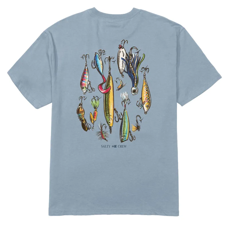 Salty Crew Lure Gear Classic T-Shirt - Blue Fog sold by CCS