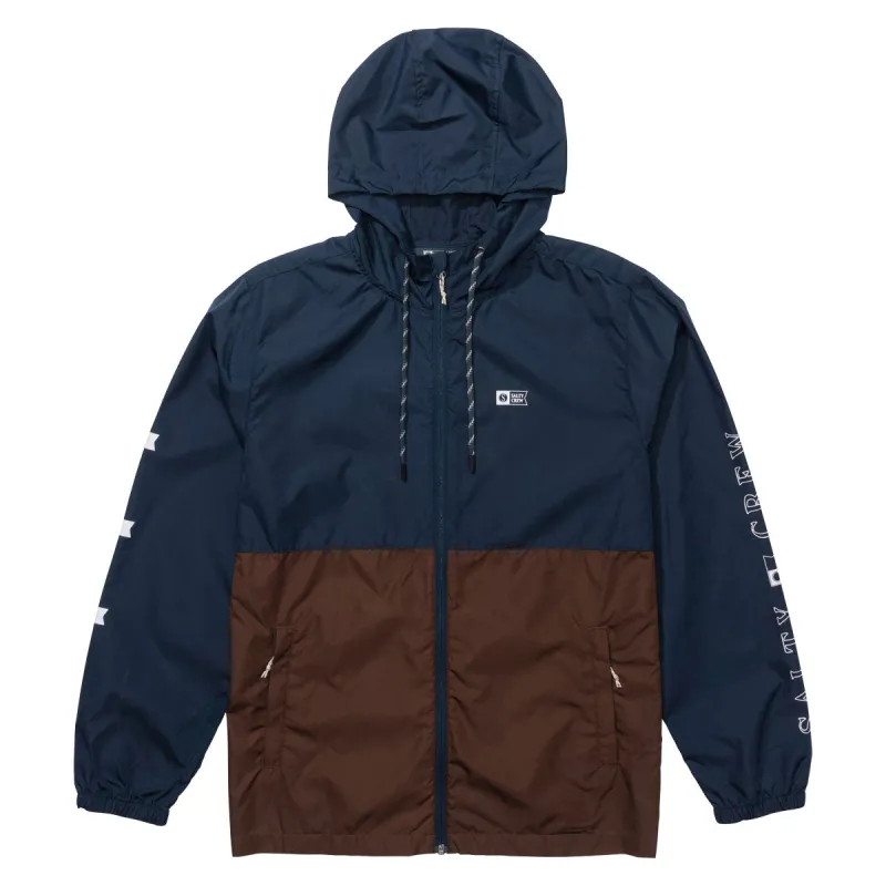 Salty Crew Surface Windbreaker Jacket - Friar Brown sold by CCS