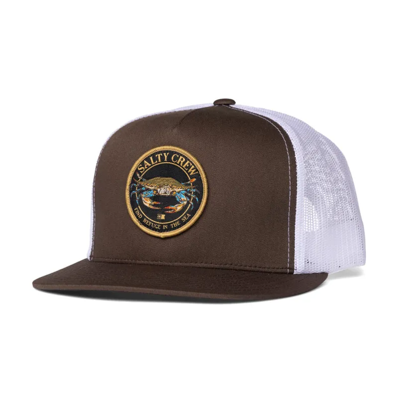 Salty Crew Jimmy Trucker Hat - Brown sold by CCS