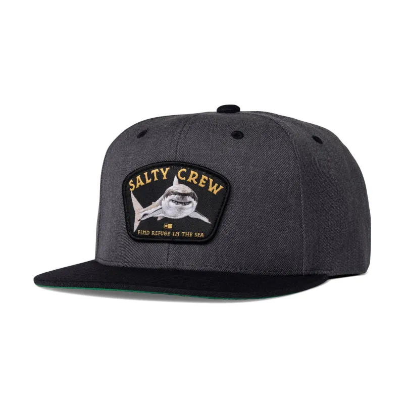 Salty Crew Lurking Snapback Hat - Dark Heather sold by CCS