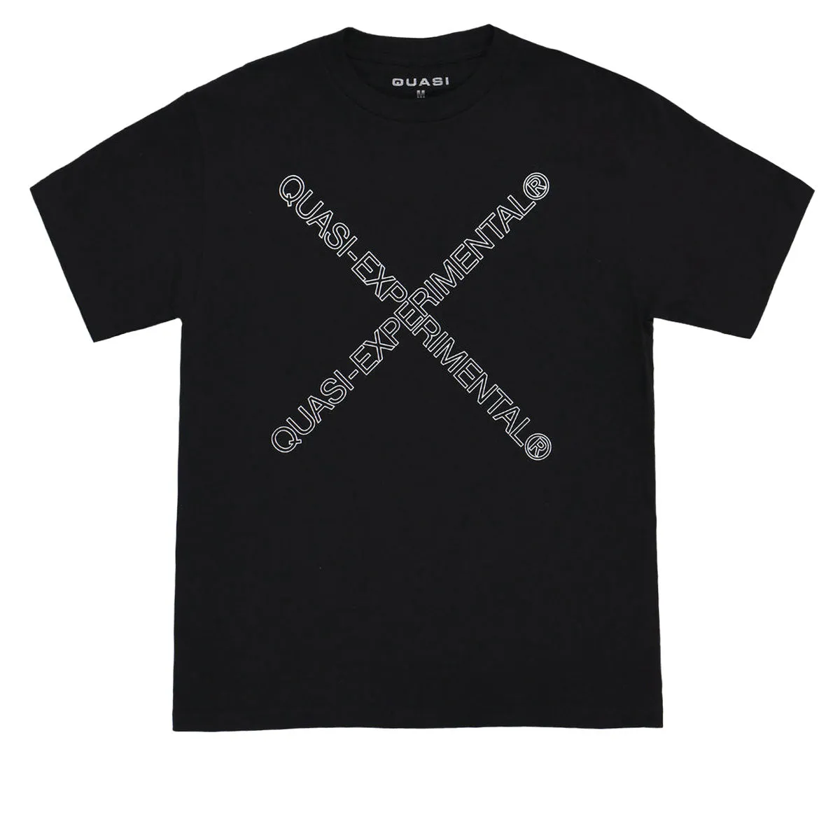 Quasi EXP Outline T-Shirt - Black sold by CCS