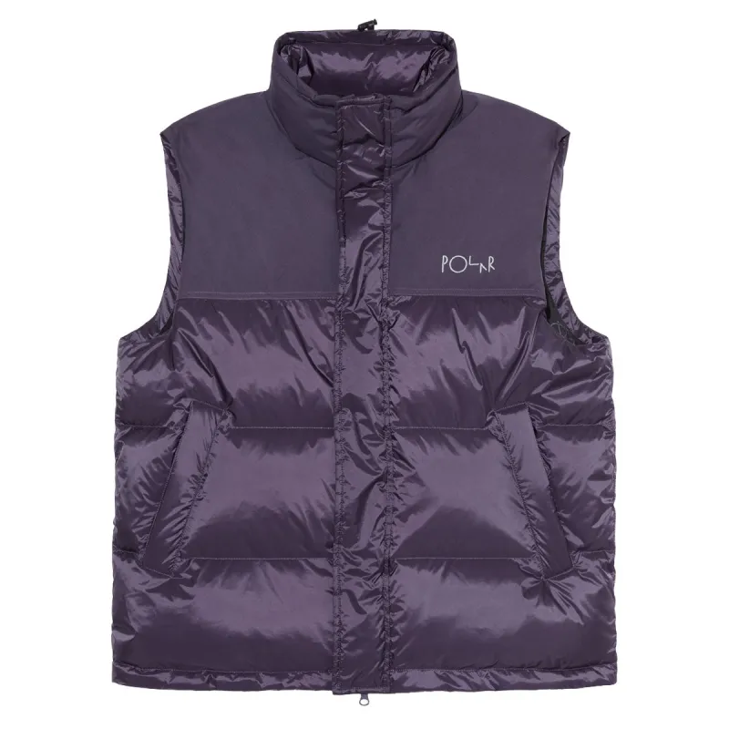 Polar Basic Puffer Vest - Dark Violet sold by CCS