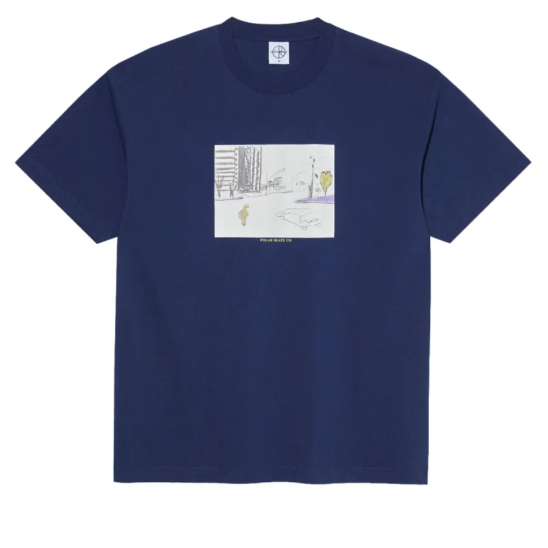 Polar Downtown T-Shirt - Dark Blue sold by CCS