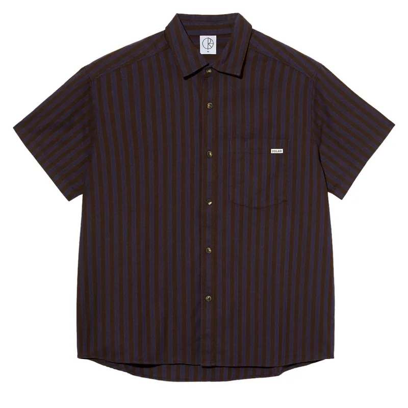 Polar Mitchell Shirt - Purple/Chocolate sold by CCS