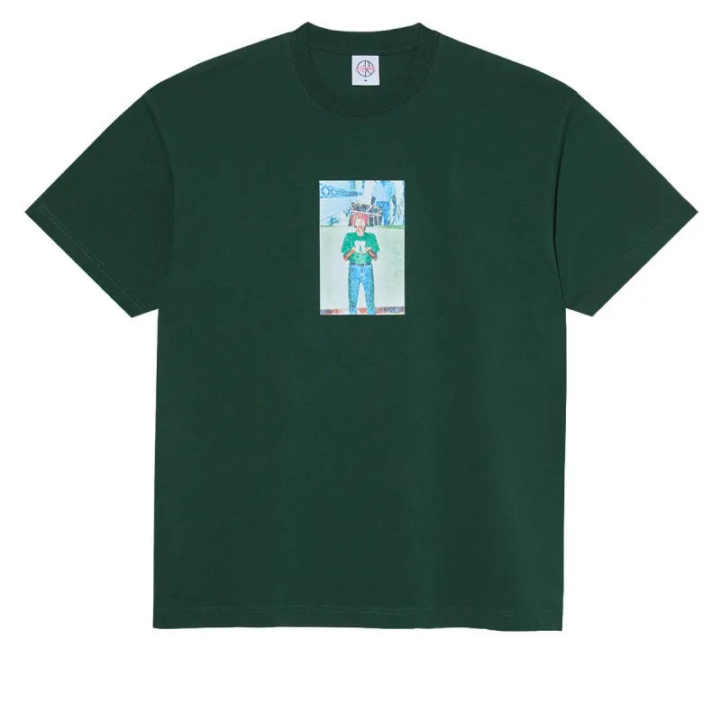 Polar Jeans Teeth T-Shirt - Dark Green made by Polar Skate