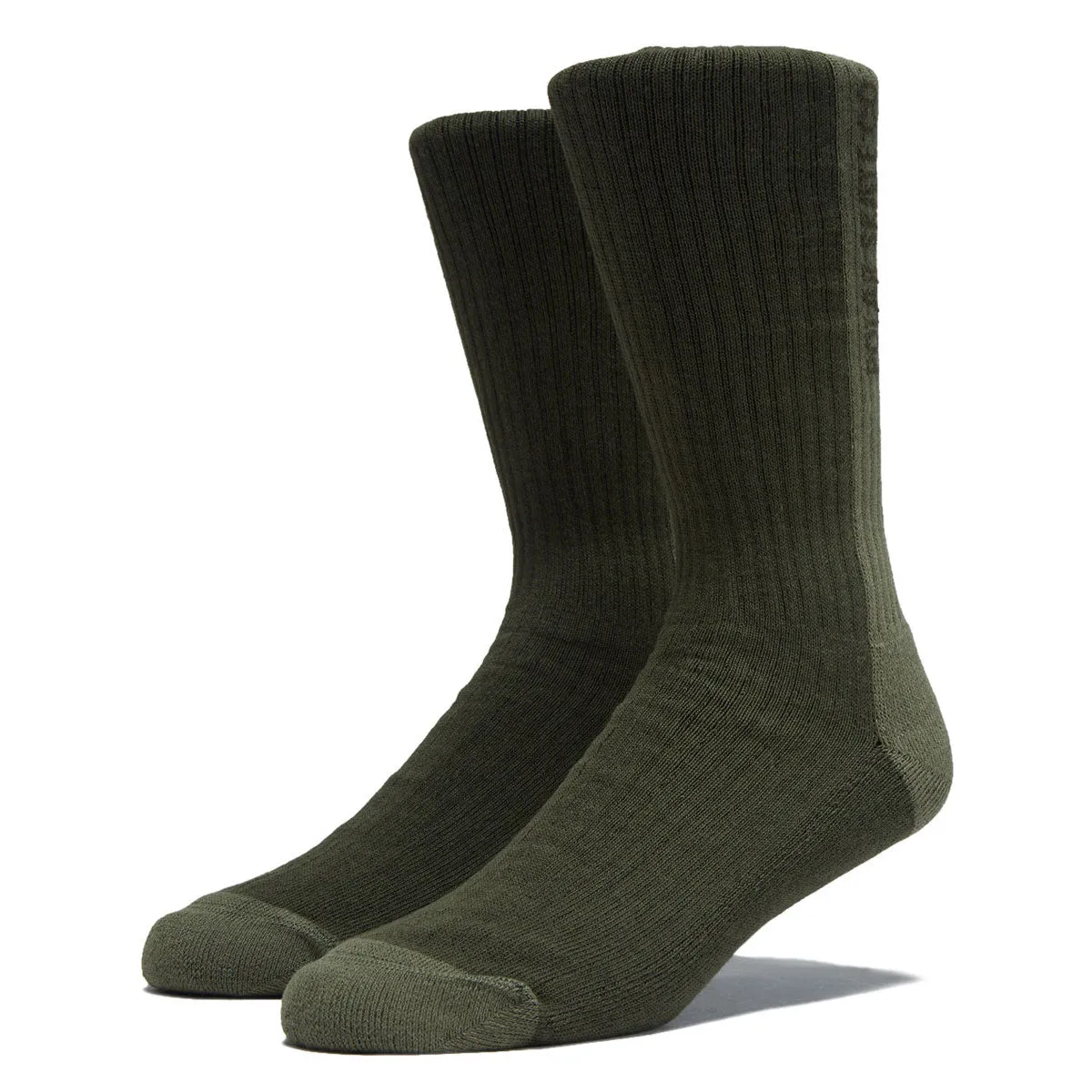 Polar 50/50 Rib Socks - Uniform Green sold by CCS