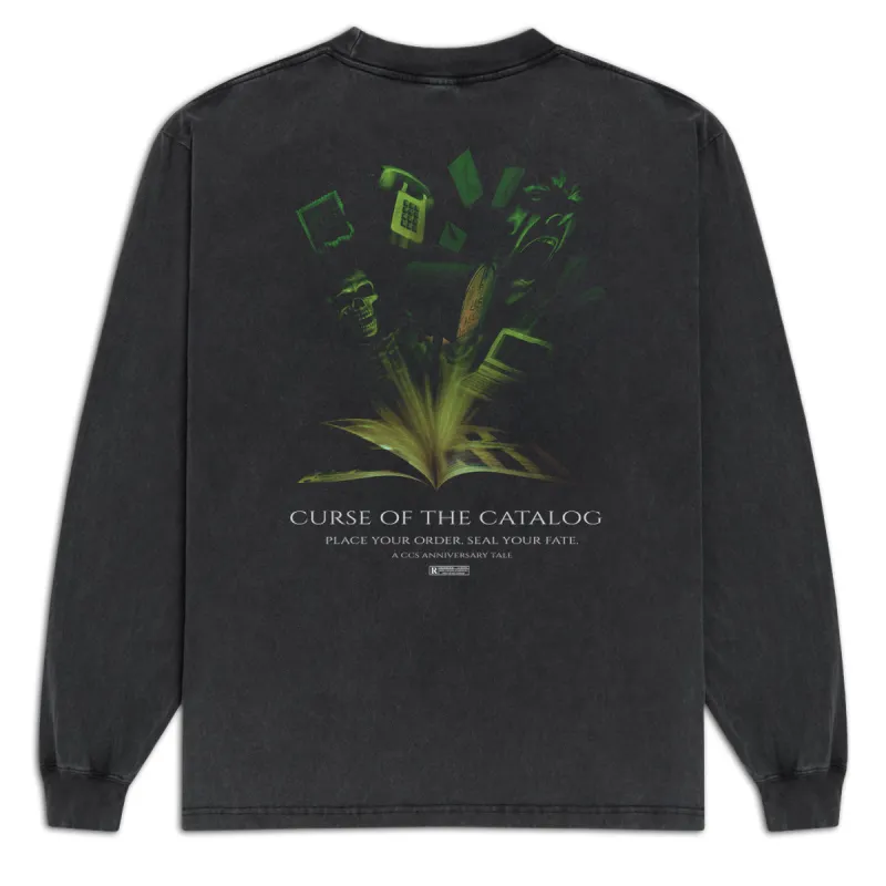 CCS Curse of the Catalog Long Sleeve T-Shirt - Vintage Black sold by CCS