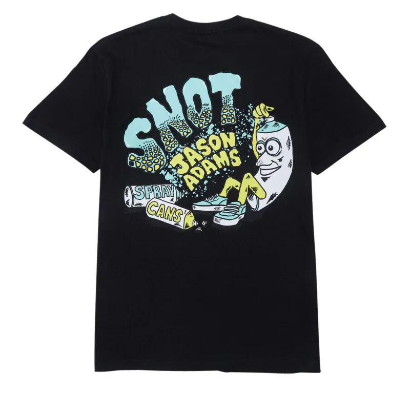 Snot Spray Can T-Shirt - Black sold by CCS