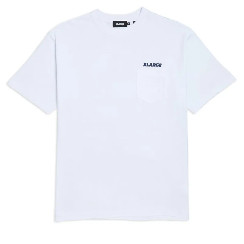 XLarge Slanted OG Pocket T-Shirt - White sold by CCS