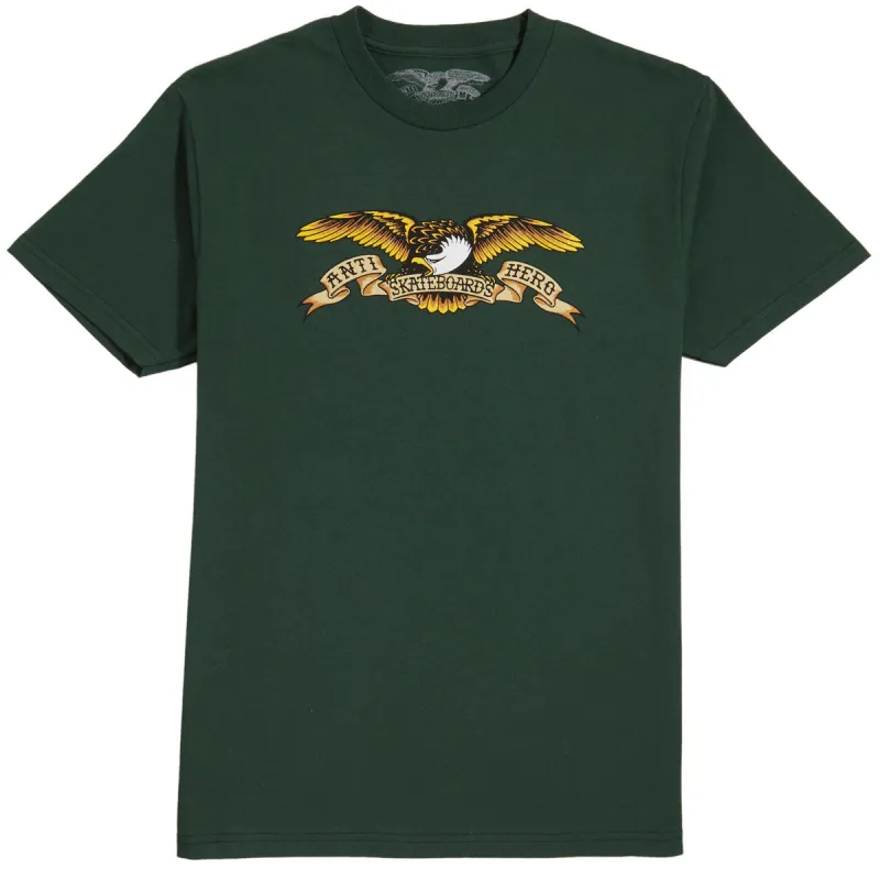 Anti-Hero Eagle T-Shirt - Forrest Green/Multi made by CCS