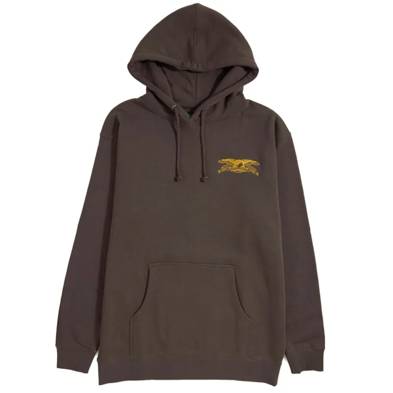Anti-Hero Lil Eagle Emb Hoodie - Charcoal/Yellow made by CCS