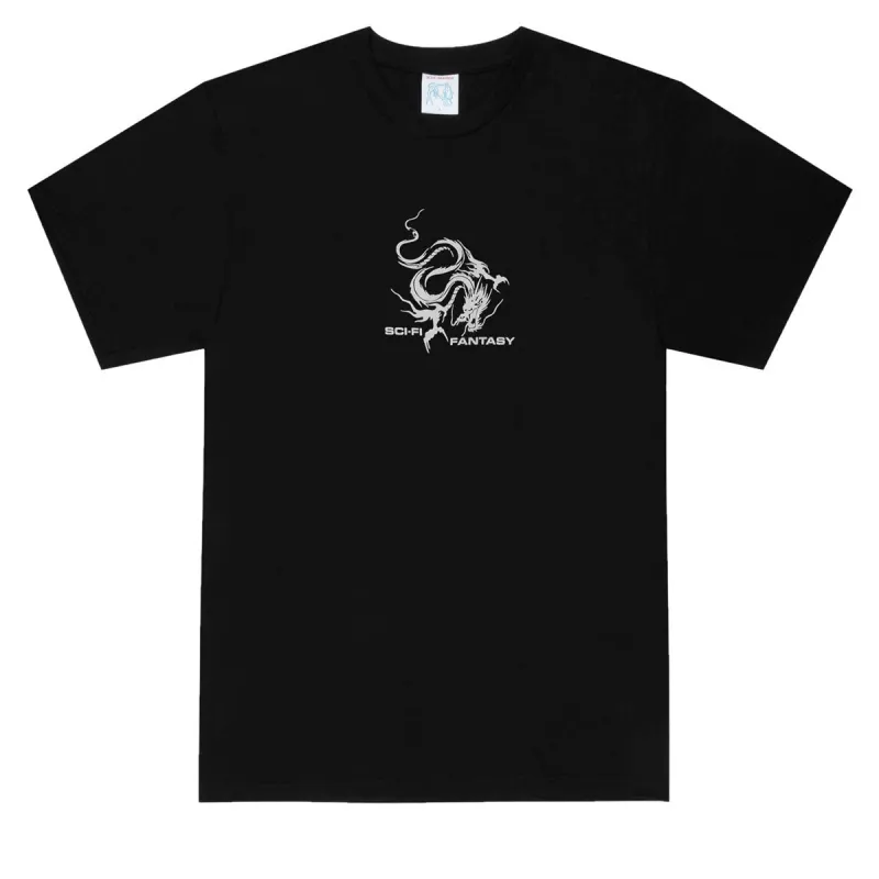 Sci-Fi Fantasy Dragon T-Shirt - Black sold by CCS