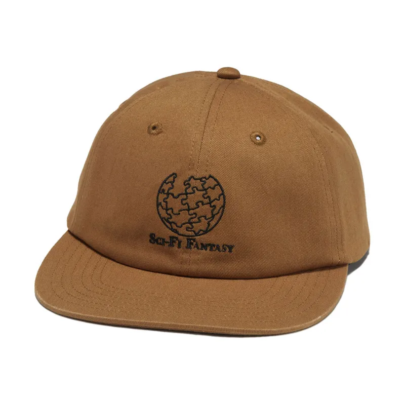 Sci-Fi Fantasy Puzzle Globe Hat - Khaki sold by CCS