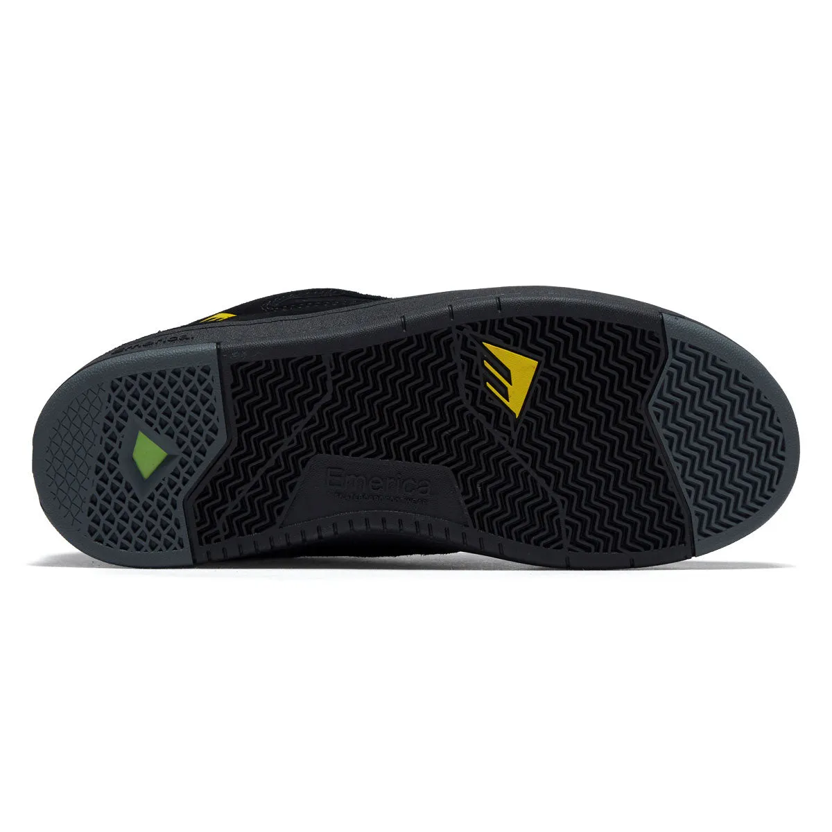 Emerica Mute Shoes - Black/Yellow/Black sold by CCS product image thumbnail 4