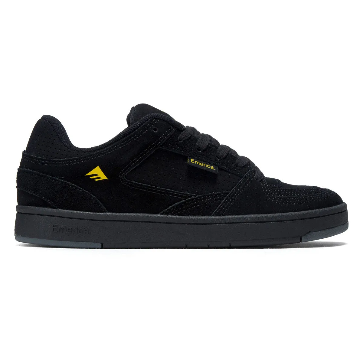 Emerica Mute Shoes - Black/Yellow/Black sold by CCS