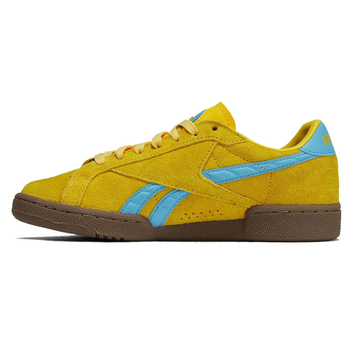 Reebok Womens Club C Grounds UK Shoes - Golden Haze/Future Cyan/Gum sold by CCS product image thumbnail 2