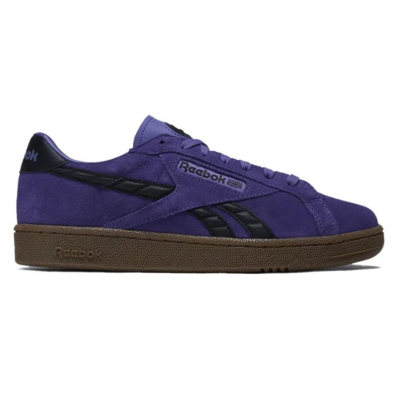 Reebok Club C Grounds UK Shoes - Royal Purple/Digital Lime/Gum sold by CCS