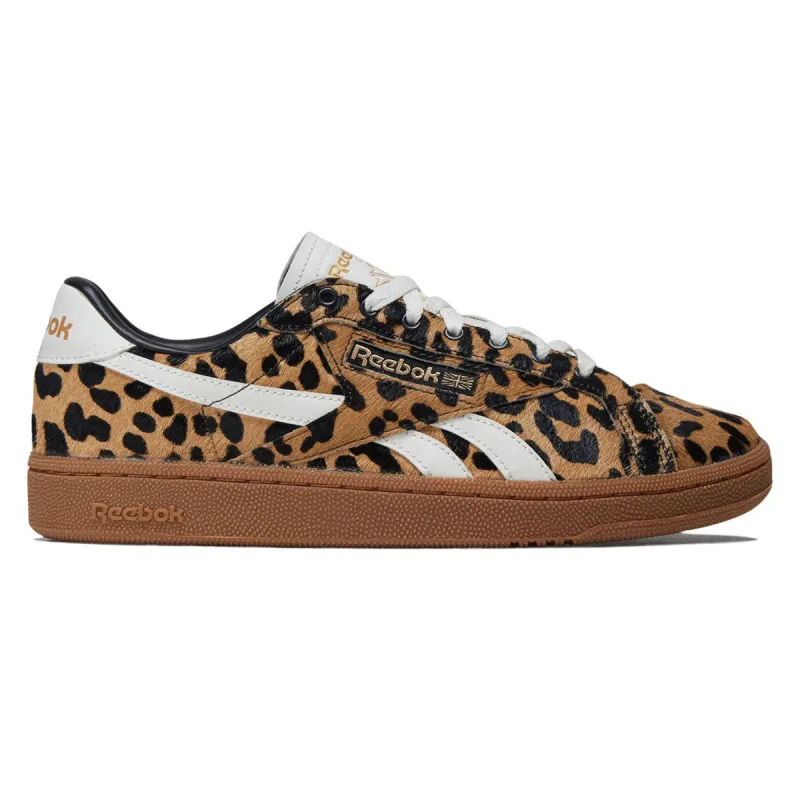 Reebok Womens Club C Grounds UK Shoes - Cheetah/Cheetah/Chalk sold by CCS