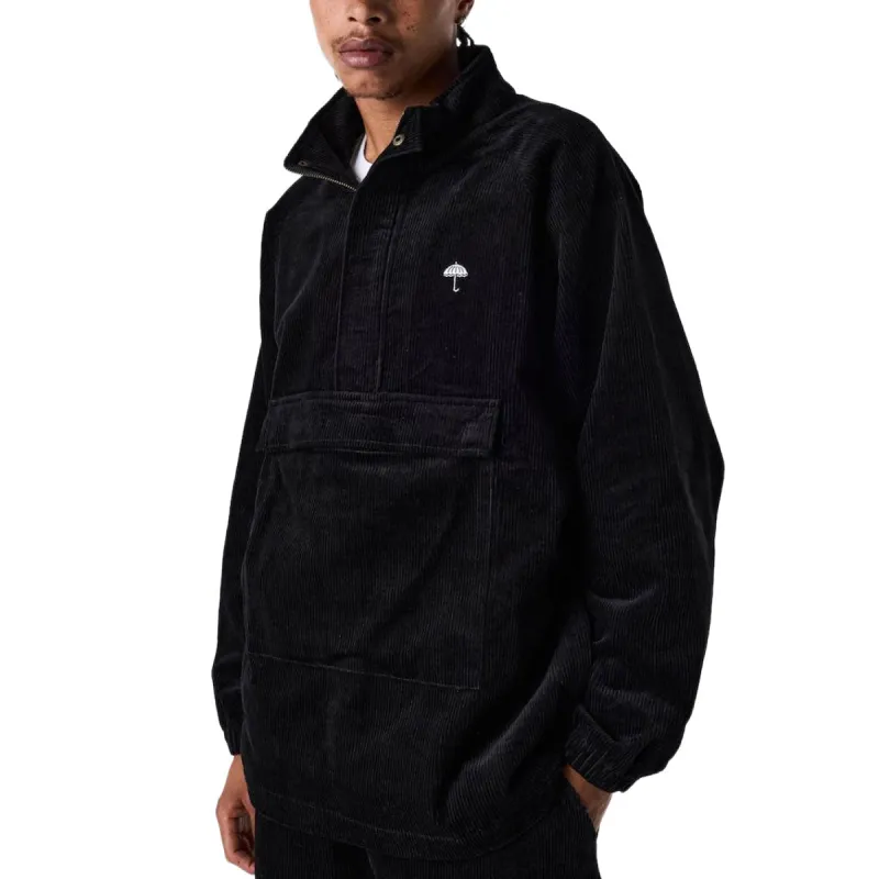 Helas Classic Corduroy Quarter Zip Jacket - Black sold by CCS
