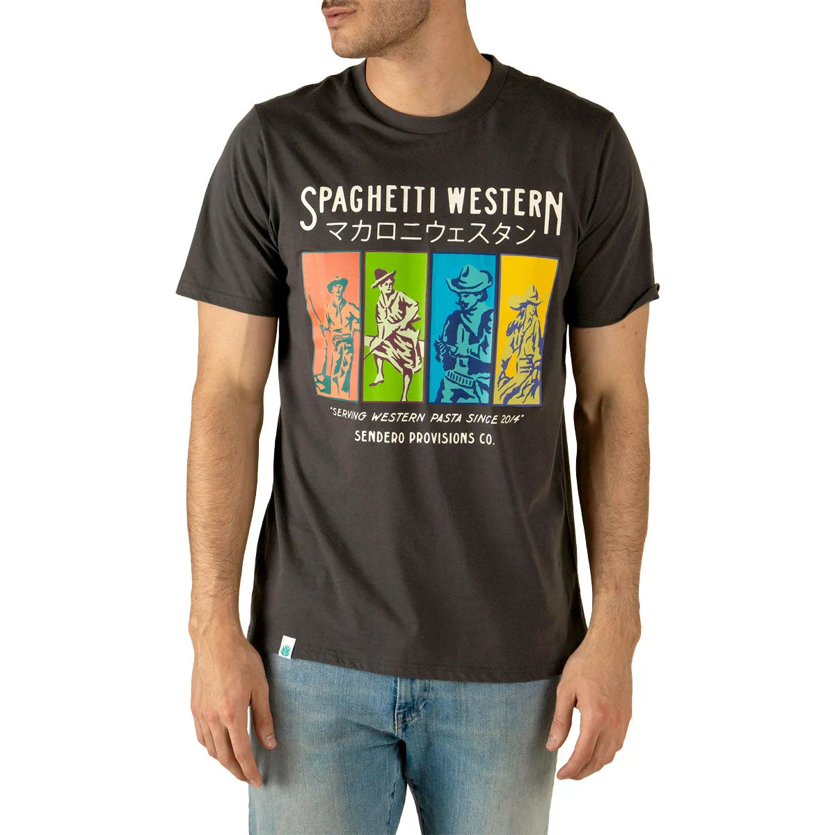 Sendero Spaghetti Western T-Shirt - Vintage Black sold by CCS product image thumbnail 2
