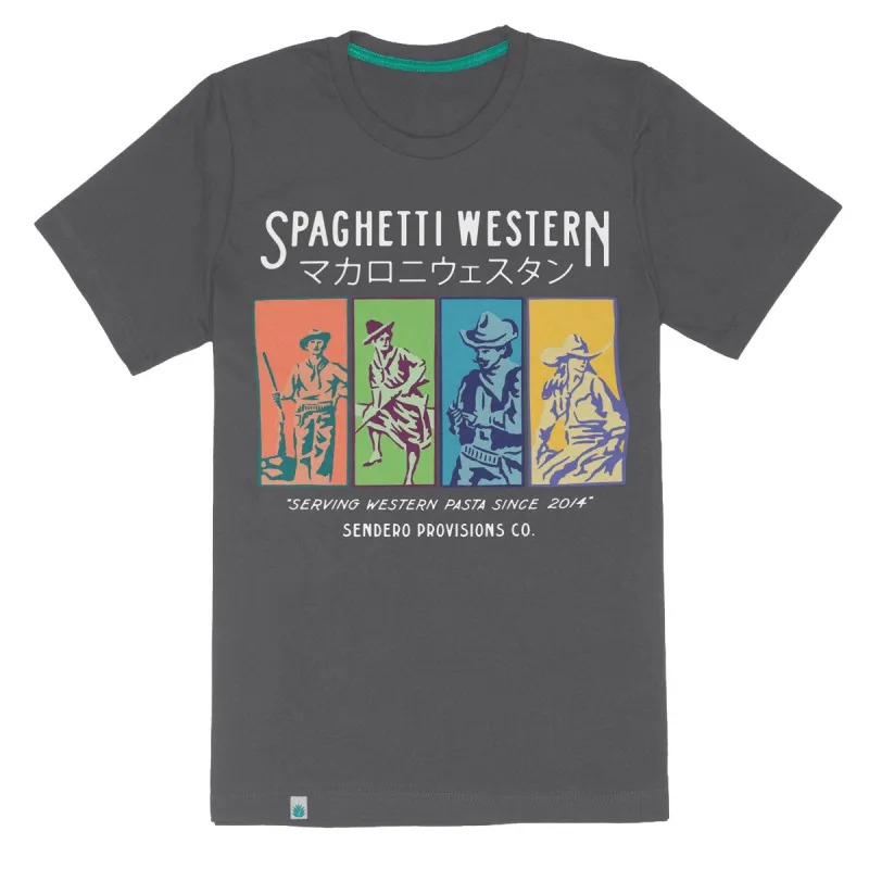 Sendero Spaghetti Western T-Shirt - Vintage Black sold by CCS