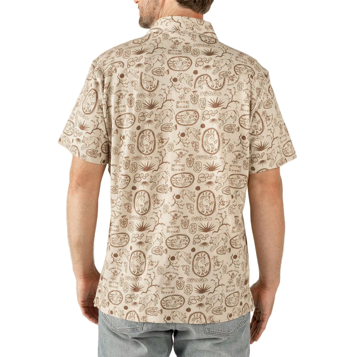 Sendero Cantina Polo Shirt - Haw Yee Tan Print sold by CCS product image thumbnail 3