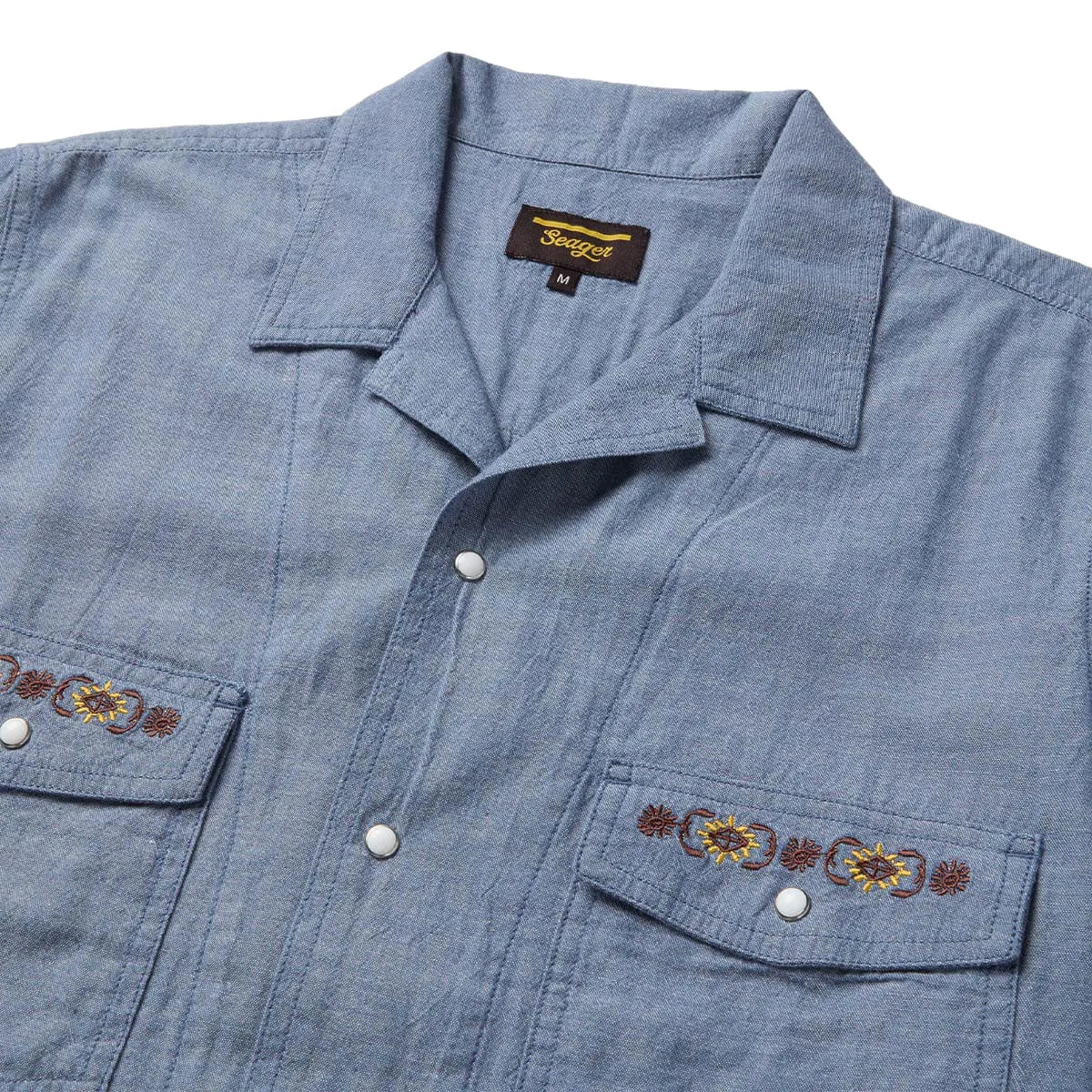 Seager Whippersnapper Chambray Shirt - Light Wash sold by CCS product image thumbnail 3