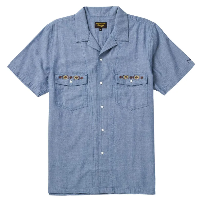 Seager Whippersnapper Chambray Shirt - Light Wash sold by CCS