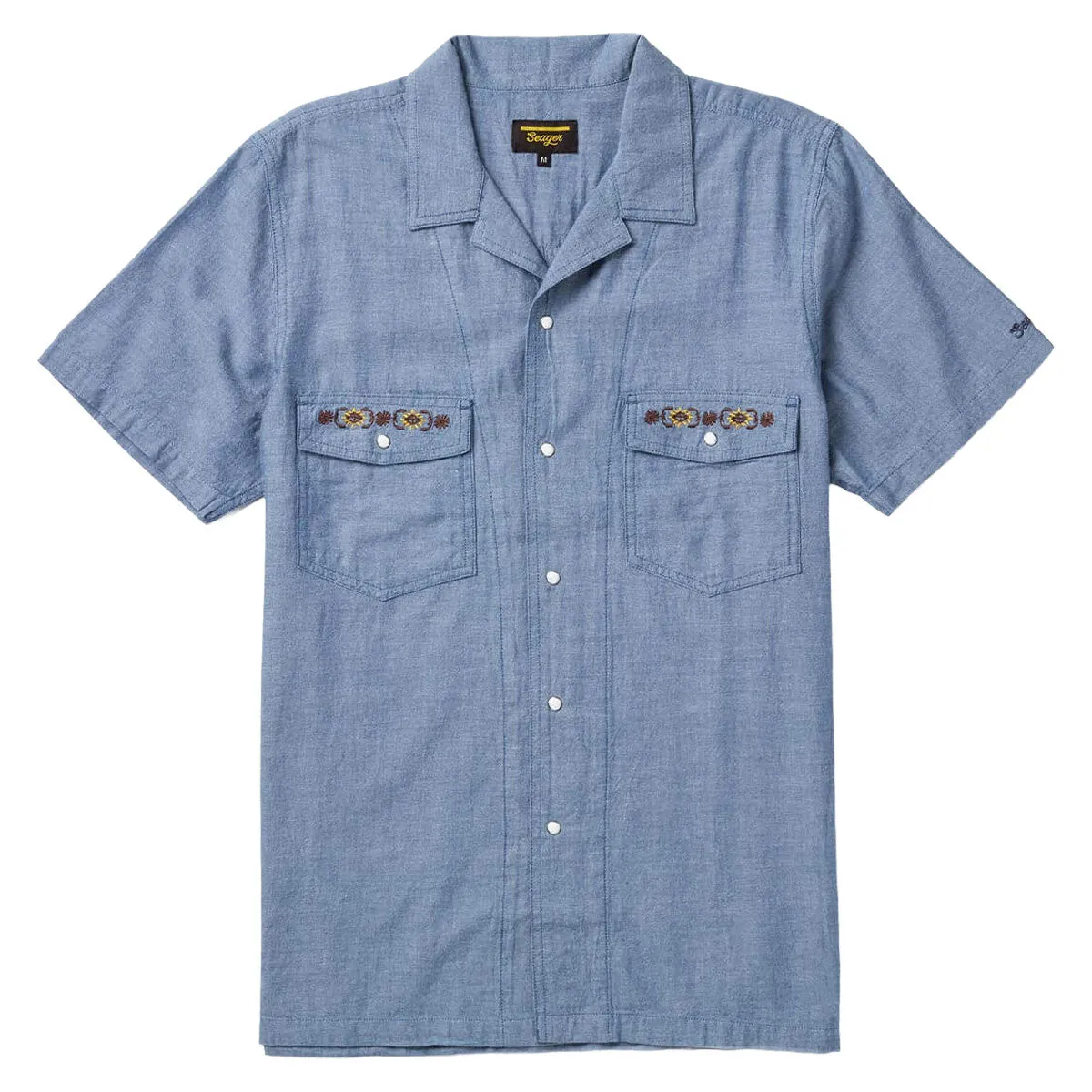 Seager Whippersnapper Chambray Shirt - Light Wash sold by CCS