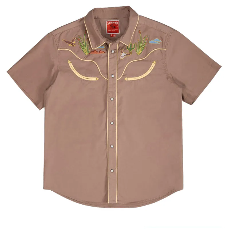 Sendero The Prescott Western Shirt - Burro made by CCS