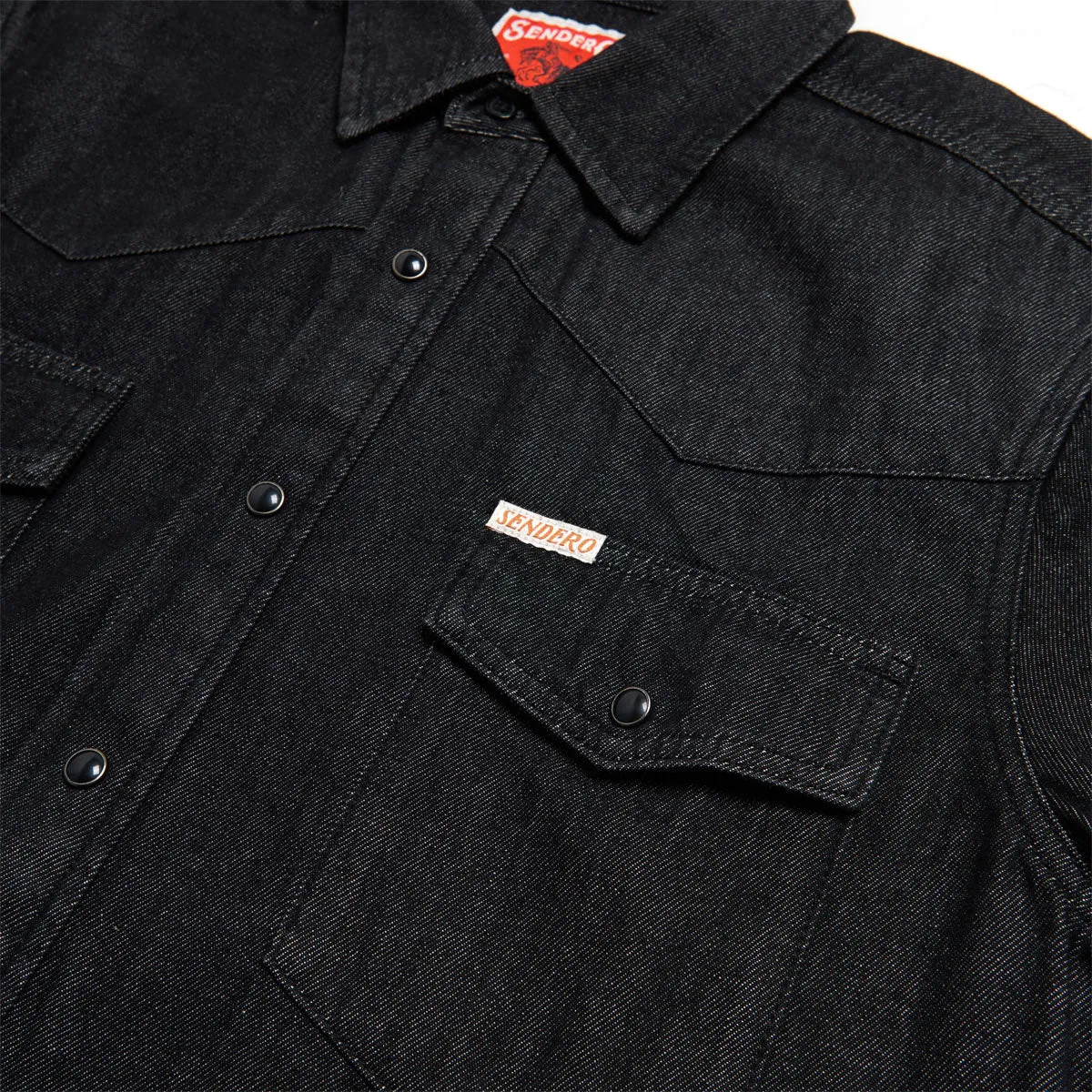 Sendero The Wyatt Pearl Snap Long Sleeve Shirt - Midnight Denim sold by CCS product image thumbnail 3